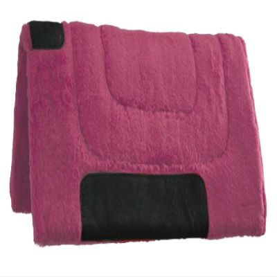 Showman Pony 24" x 24" Kodel Fleece Princess Saddle Pad (Pink)