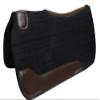 Showman Pony 24" x 24" Black Felt Saddle Pad view 1