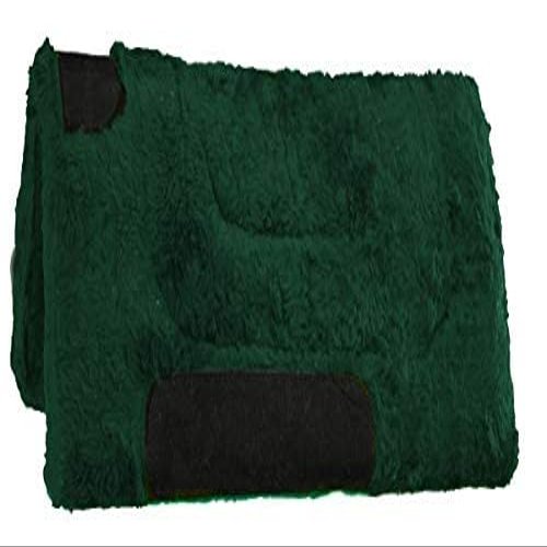 Showman Pony 24" x 24" Kodel Fleece Princess Saddle Pad (Hunter Green)