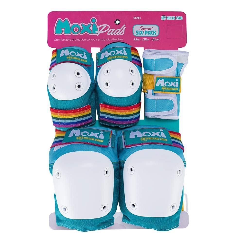 Quad Roller Skating Moxi Pads (L/XL, Jade)