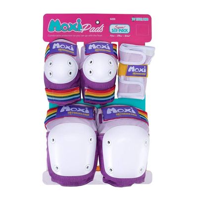 Quad Roller Skating Moxi Pads (L/XL, Lavender)