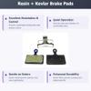 2 Pairs Bike Brake Pads Resin for Shimano G02A Deore XT BR M785 SLX M666 BR M985 BR M785 M666 XTR 2011 BR M985 Alfine. The Bicycle Replacement Part for OEM Brakes for high Braking Power. view 2