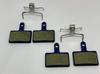 2 Pairs Bike Brake Pads Resin for Shimano M05 Deore Br-M575-M525-M515-T615-T675-M505-M495-M486M485-M475-M465-M447-M446-M445-M416-M415-M395-M375-M315-M355-C601-C501.Quiet Stops view 1