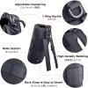 Azarxis Water Bottles Pouch Bag Tactical Molle Military Drawstring Water Bottle Holder Mesh Hydration Carrier Attachment Travel Outdoor Sports Gear (Black) view 3