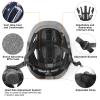 GLAF Baby Bike Helmet Toddler Helmets for 1 Year Old and up Infant Girls Boys Multi Sport Adjustable for Scooter Bicycle Kids Youth Child Skateboard Safety Cycling (XS, Astronaut) view 4
