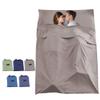 Sleeping Bag Liners SOMOYA Travel Camping Sheet Lightweight Hotel Sleeping Sack, Give You a Clean Environment When Outdoor Khaki Brown, 63 x 82.6inch(160 x 210cm) view 1