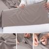 Sleeping Bag Liners SOMOYA Travel Camping Sheet Lightweight Hotel Sleeping Sack, Give You a Clean Environment When Outdoor Khaki Brown, 63 x 82.6inch(160 x 210cm) view 4