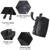 Azarxis 2 Pack Molle Pouches, Tactical Compact EDC Small Utility Pouch Waist Bags Sundries Storage Admin Organize Gear Gadget for Military Backpack (Black) view 3