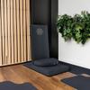 Mindful Modern Folding Pro Meditation Chair - Adjustable Meditation Seat with Back Support and Half Moon Buckwheat Meditation Cushion - Comfortable Mindfulness Living Room Floor Chair view 2