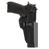 HQDA OWB Holster for Beretta 92 92FS M9 M9_22, Tactical Outside Waistband Open Carry Paddle Belt Holster with Release Button 60 Adjustable Cant, Right-Handed view 1