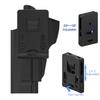 HQDA OWB Holster for Beretta 92 92FS M9 M9_22, Tactical Outside Waistband Open Carry Paddle Belt Holster with Release Button 60 Adjustable Cant, Right-Handed view 3