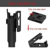 HQDA OWB Holster for Beretta 92 92FS M9 M9_22, Tactical Outside Waistband Open Carry Paddle Belt Holster with Release Button 60 Adjustable Cant, Right-Handed view 4