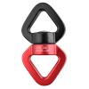 TRIWONDER Swing Swivel 30kN Micro Rotator Safety Rotational Device Hanging Accessory for Children's Swing Spinner Hanger, Rock Climbing, Hanging Hammock, Web Tree, Aerial Dance (Red & Black) view 1