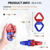 TRIWONDER Swing Swivel 30kN Micro Rotator Safety Rotational Device Hanging Accessory for Children's Swing Spinner Hanger, Rock Climbing, Hanging Hammock, Web Tree, Aerial Dance (Red & Black) view 2