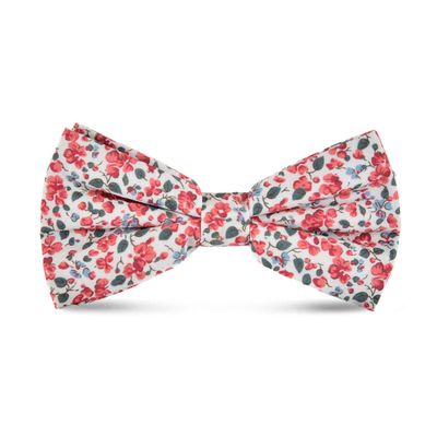 JESLANG Men's Cotton Bowties Printed Floral Neck Bow Tie (28)