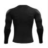 KELME Men's Cool Dry Compression Shirt Long Sleeve  Sports Base Layer Unisex  Thermal Undershirt Athletic Workout Cold (Black, Small) view 3