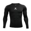KELME Men's Cool Dry Compression Shirt Long Sleeve  Sports Base Layer Unisex  Thermal Undershirt Athletic Workout Cold (Black, Medium) view 1