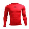 KELME Men's Cool Dry Compression Shirt Long Sleeve  Sports Base Layer Unisex  Thermal Undershirt Athletic Workout Cold (Red, Small) view 1
