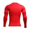 KELME Men's Cool Dry Compression Shirt Long Sleeve  Sports Base Layer Unisex  Thermal Undershirt Athletic Workout Cold (Red, Small) view 3