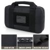 LIVANS Tactical Pistol Gun Case, Padded Handgun Case Double Pistol Wallet Handgun Pistol Soft Cases Rectangle Handguns Pouches view 4
