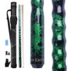 AB Earth Ergonomic Design 13mm Tip 58" Maple Pool Cue Stick Kit with Hard Case (Green, 18oz) view 1
