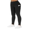 THE GYM PEOPLE Thick High Waist Yoga Pants with Pockets, Tummy Control Workout Running Yoga Leggings for Women (XXX-Large, Black) view 2