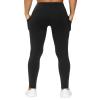 THE GYM PEOPLE Thick High Waist Yoga Pants with Pockets, Tummy Control Workout Running Yoga Leggings for Women (XXX-Large, Black) view 3