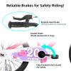 JOYSTAR Pluto 18 Inch Kids Bike with Training Wheels for Ages 5-8 Year Old Boys Girls Junior Children BMX Bicycle Pink view 3
