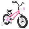 JOYSTAR Pluto 16 Inch Kids Bike with Training Wheels for Ages 4-7 Year Old Boys Girls Toddler Children BMX Bicycle Pink view 1