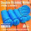 Dock Lines for Boats 3/8" x 15ft, 4 Pack Double Braided Nylon Boat Rope with 12" Loop, Marine Grade Mooring Line for Docking, Blue - Better Boat view 3