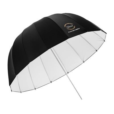 Glow Easy Lock Medium Deep White Fiberglass Umbrella (33")