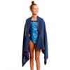 Flow Quick Dry Swim Towel with Hood - Microfiber Hooded Towel for Competitive Swimming and Other Water Sports (Navy) view 2