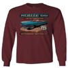 0271. The Mother Road California Route 66 cali Republic Vintage car Men's Long Sleeve t Shirt (Maroon 2X Large) view 1