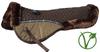 Rhinegold Unisex's 448-F-BRN/BRN Luxe Fur Half Pad, Brown/Brown, Full view 1