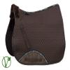 Rhinegold Unisex's 456-P-BRN/BRN Luxe Fur Lined Saddle Cloth, Brown/Brown, Pony view 1