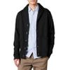 Amazon Essentials Men's Long-Sleeve Fleece Shawl-Collar Cardigan, Black, Small view 1