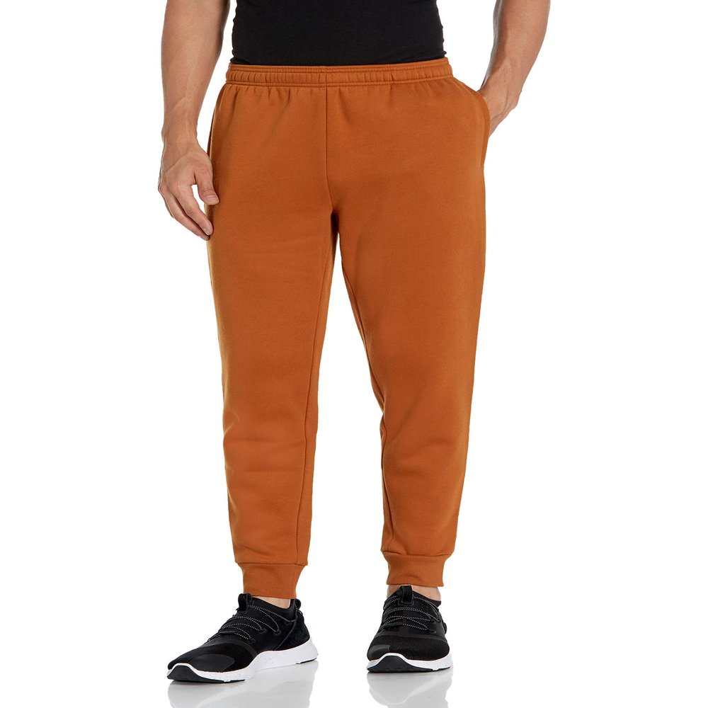 Amazon Essentials Men's Relaxed-Fit Fleece Joggers Sweatpants, Nutmeg, Small