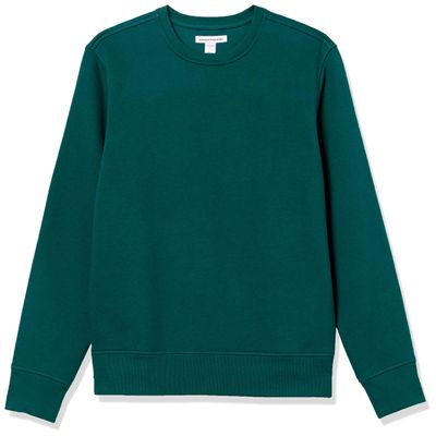 Amazon Essentials Men's Crewneck Fleece Sweatshirt, -Forest Green, XX-Large