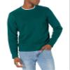 Amazon Essentials Men's Crewneck Fleece Sweatshirt, -Forest Green, XX-Large view 3