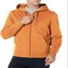 Amazon Essentials Men's Full-Zip Fleece Hoodie (Available in Big & Tall), Nutmeg, X-Small view 1