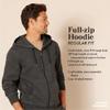 Amazon Essentials Men's Full-Zip Fleece Hoodie (Available in Big & Tall), Nutmeg, X-Small view 2