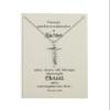 Joyfulle Nurse Script Cross Necklace, Gifts for Nurses, Virtual Thanksgiving Gift with Inspirational Greeting Card, Silver Tone Adjustable Chain 16" to 18" (Nurse 1) view 1