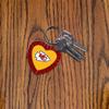 Rico Industries NCAA Liberty Flames NCAA Rhinestone Heart Colored Keychain, Navy, 3-inches in length view 2