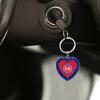 Rico Industries NCAA Liberty Flames NCAA Rhinestone Heart Colored Keychain, Navy, 3-inches in length view 4