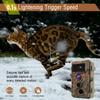 Folgtek 2-Pack Trail & Game Cameras 64MP 1296P with Night Vision PIR Motion Activated IP66 Waterproof 120 Wide Angle 0.1s Trigger Time for Wildlife, Backyard & Farm Security view 3