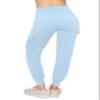 ALWAYS Cargo Jogger Pants for Women - Super Soft Casual Lounge Sweatpants Sky Blue L view 3