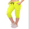 ALWAYS Womens Cargo Capri Jogger Sweatpants with Pockets  Super Soft Stretch Lounge Pants, Casual Joggers for Women, Daily Wear & Travel, Neon Lime M view 1