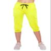 ALWAYS Womens Cargo Capri Jogger Sweatpants with Pockets  Super Soft Stretch Lounge Pants, Casual Joggers for Women, Daily Wear & Travel, Neon Lime M view 2