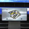 FANMATS 27395 Nashville Predators Stainless Steel Front License Plate with Large 3D Molded Team Metal Emblem view 2