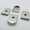 2 X Magazine Floor Plate 9mm Compatible with Beretta 92/96 Series Factory Magazines Nickel Plated view 1